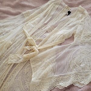 Festi Maxi Lace Kimono